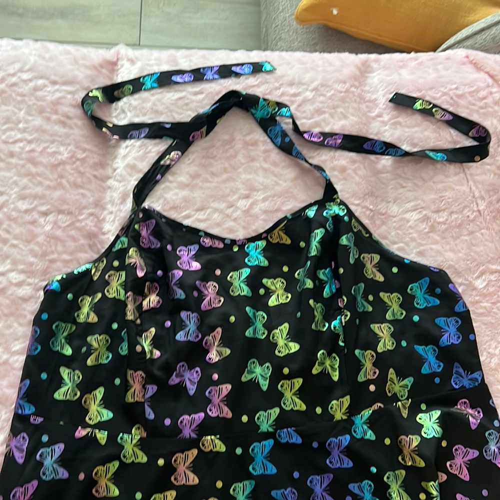 Plus size butterfly dress